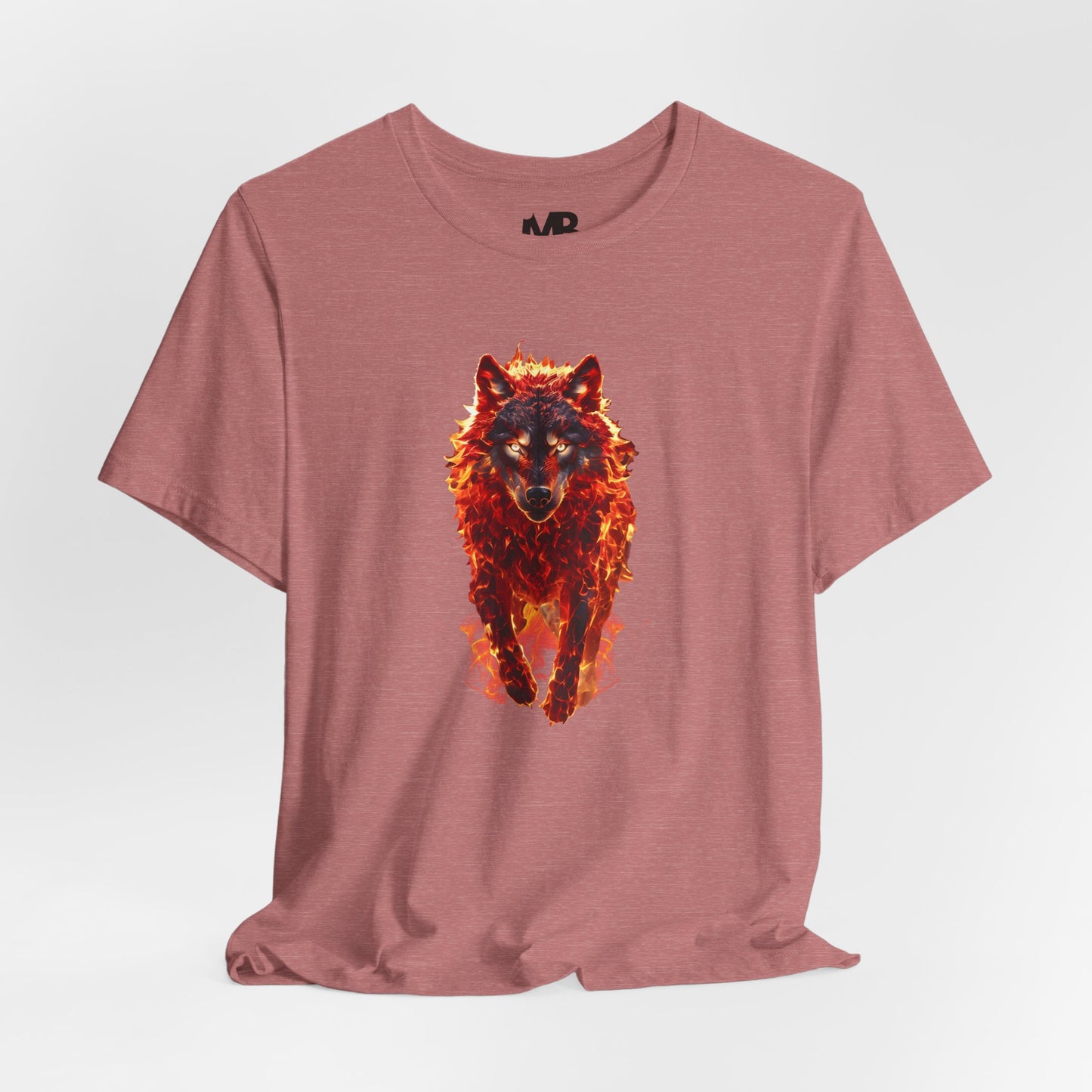 Unisex Jersey The Fire Wolf  Short Sleeve Tee