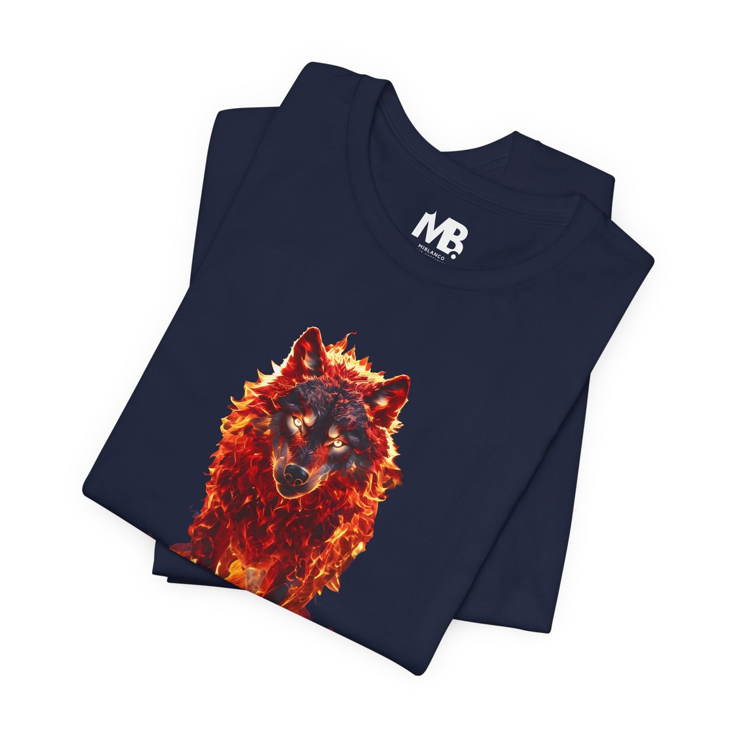 Unisex Jersey The Fire Wolf  Short Sleeve Tee