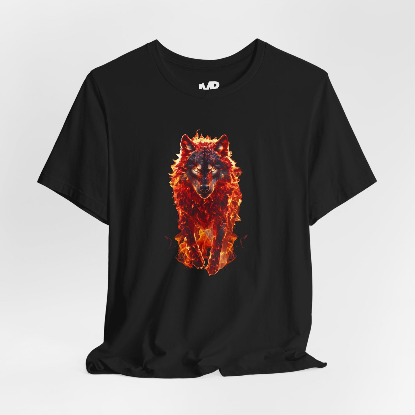 Unisex Jersey The Fire Wolf  Short Sleeve Tee