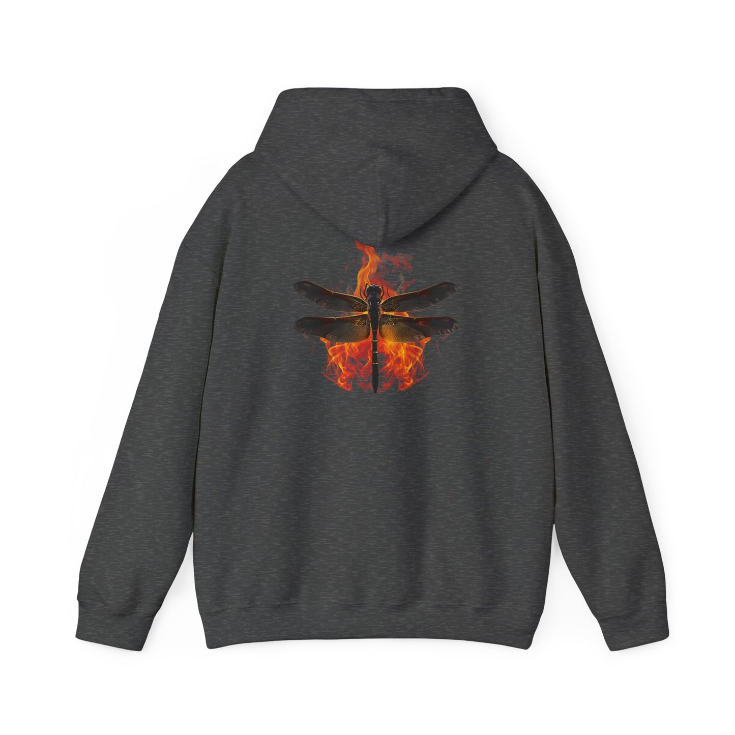 Unisex Heavy Blend™ Dragonfly in Fire Hooded Sweatshirt