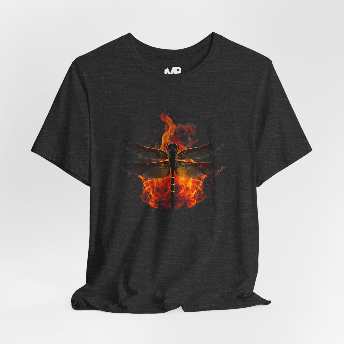 Unisex Jersey Dragonfly in Fire Short Sleeve Tee