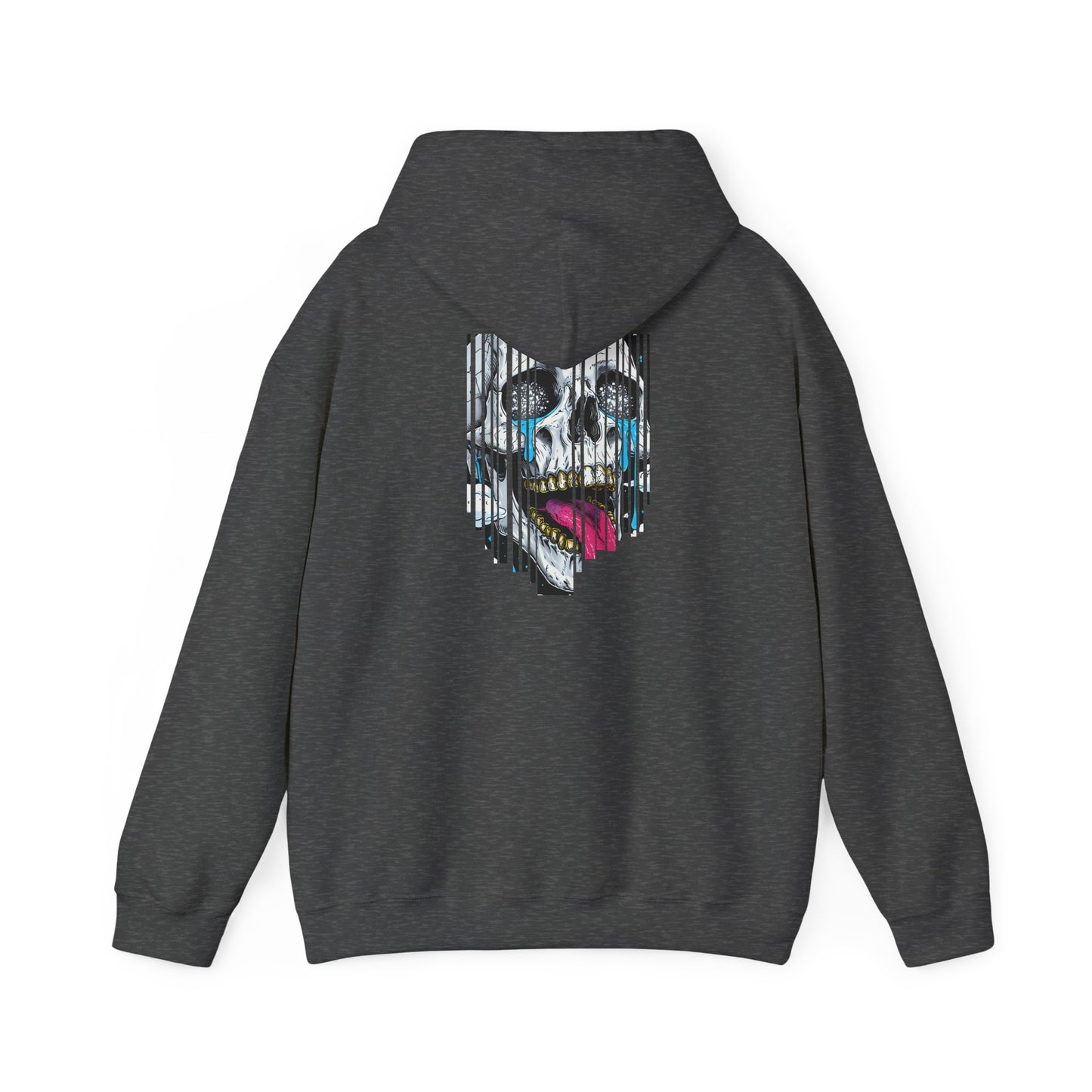 Unisex Heavy Blend™ Skull in Cosmos Hooded Sweatshirt