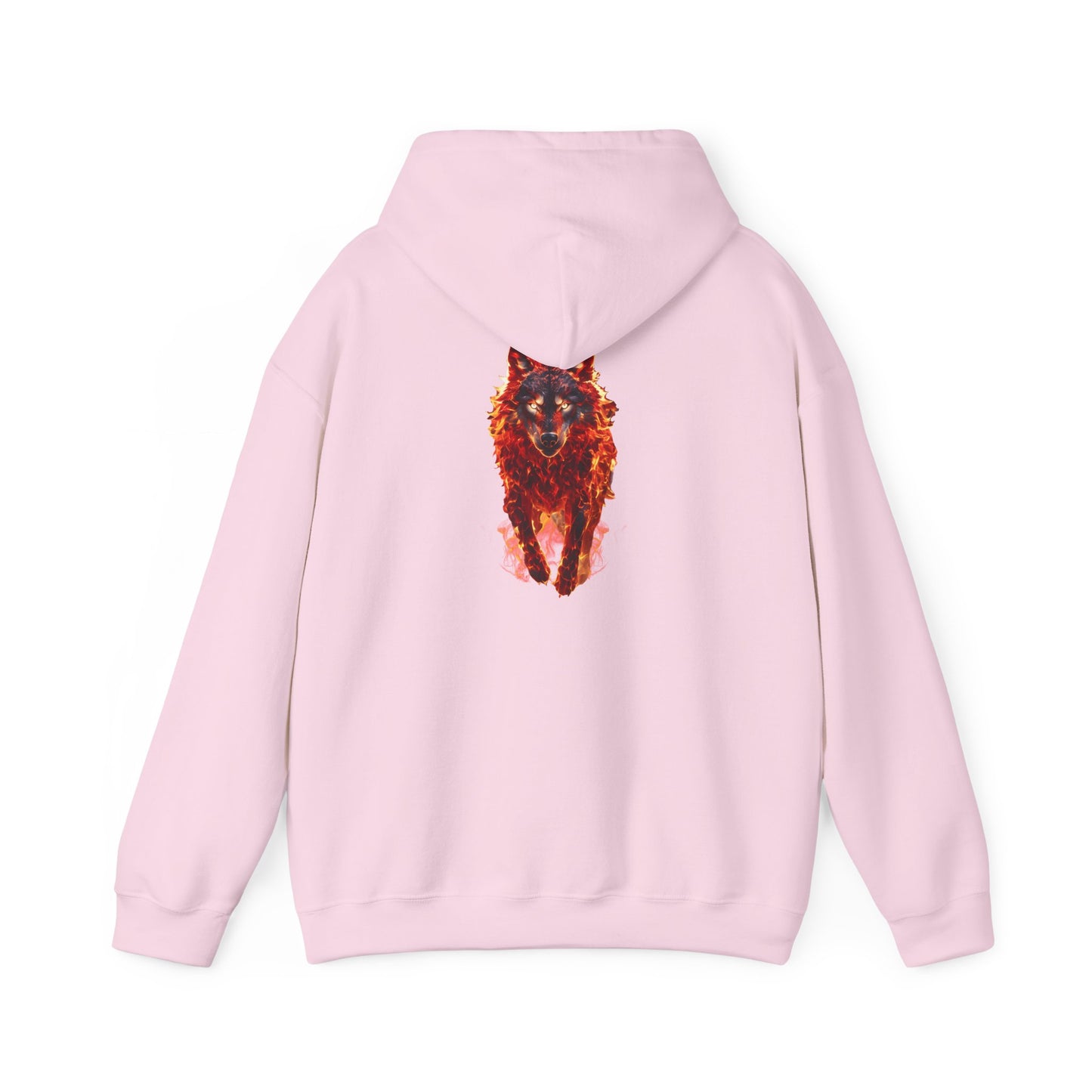 Unisex Heavy Blend™ The Fire Wolf Hooded Sweatshirt